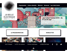 Tablet Screenshot of la-belle-electrique.com